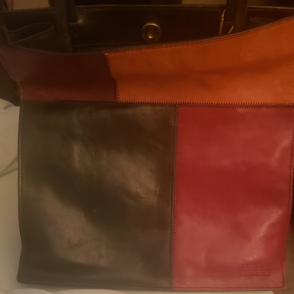 Patchwork purse. 11x11x5